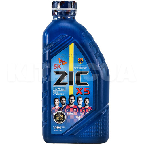 Масло моторне напівсинтетичне 1л 10W-40 X5 ZIC (132622-ZIC)