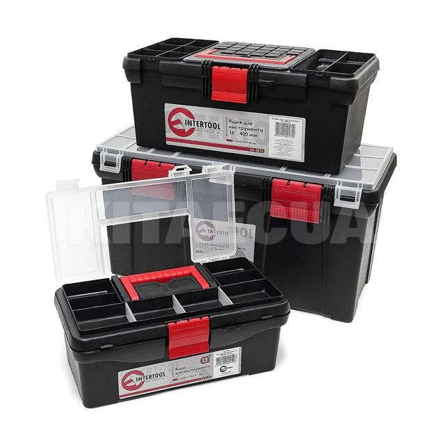Комплект ящиков для инструментов 3 предмета Intertool (BX-0003-INTERTOOL) - 4