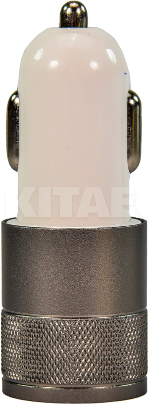 Автомобільний зарядний пристрій 2 USB 2.1 A Black / White CC-200 XoKo (CC-200-BKWH-XoKo) - 4