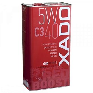 Масло моторное RED BOOST C3 5л 5W-40 синтетическое XADO