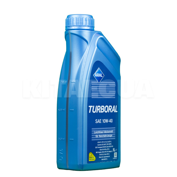 Масло моторне Напівсинтетичне 1л 10W-40 TURBORAL Aral (15BCCA) - 3