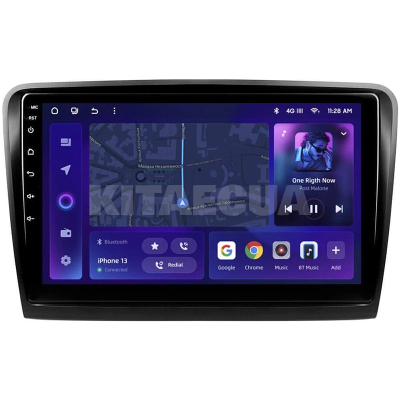 Штатна магнітола MOSS M2 4+32 Gb 10" Skoda Superb 2 B6 2008-2015 AMS (49691)