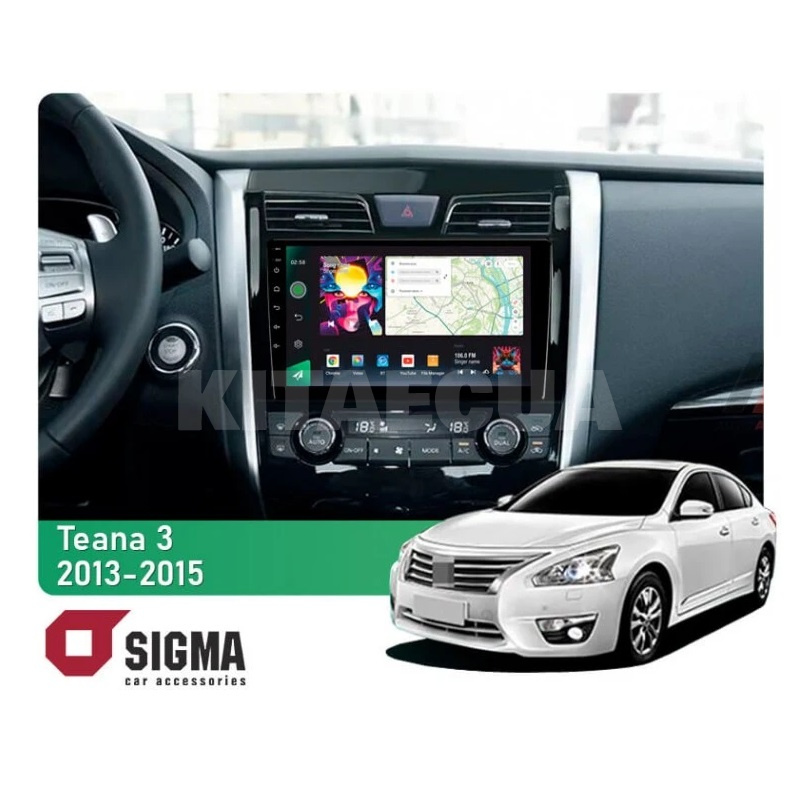 Штатна магнітола PRO 10464 4+64 Gb 10 Nissan Teana J33 2013-2015 (AB) SIGMA4car (40133)