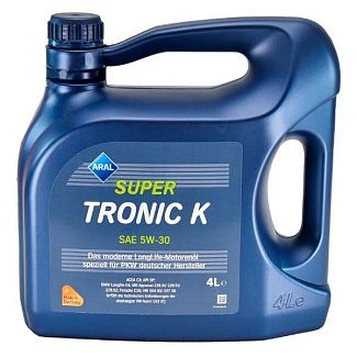 Масло моторное синтетическое 4л 5W-30 SuperTronic K Aral