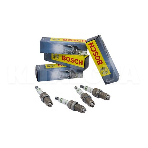 Свечи зажигания комплект (3 контакта) Bosch на BYD G3 (10134537-00) - 3