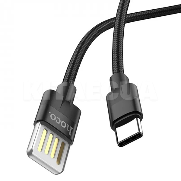 Кабель USB - Type-C 2.4А U55 Outstanding 1.2м черный HOCO (220860001) - 2