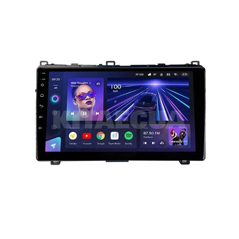 Штатная магнитола CC3L 4+32Gb 9" Toyota Corolla 11 2017-2018 Teyes (44009)
