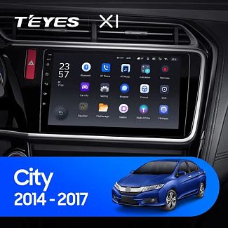 Штатная магнитола X1 2+32Gb 10" Honda City 2014-2017 (B) Teyes