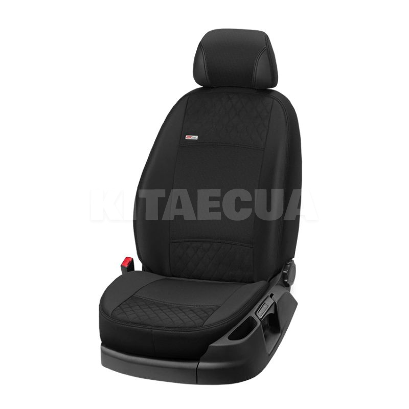 Авточехлы на сиденья комбинированные Volkswagen ID.4 Crozz Prime (2020-н.в.) внедорожник EMC-Elegant на VOLKSWAGEN ID.4 CROZZ (1020-Classic+Antara 2020)