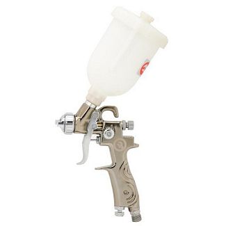 Краскопульт пневматический LVMP MINI 0.8мм 2-2.5 бар бачок 250мл Intertool