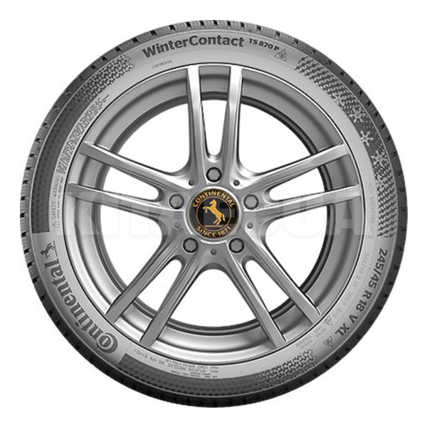 Шина зимняя 235/55R19 101T FR WinterContact TS 870P CONTINENTAL (1000423616) - 3