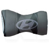 Подушка в машину на подголовник "Hyundai" черная EMC-Elegant (68501)