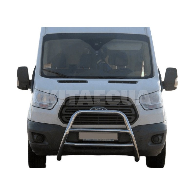 Кенгурятник WT022 Ford Transit 2014-н.в. нержавеющая сталь CAN (dd22442) - 2
