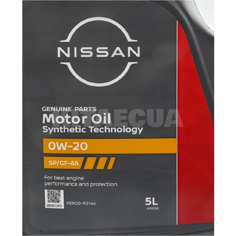 Масло моторное синтетическое 5л 0W-20 Motor Oil SP/GF-6A NISSAN (KE90090144) - 3