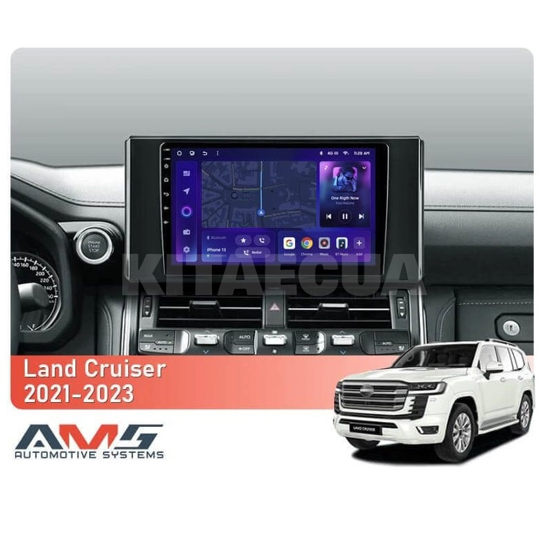 Штатна магнітола MOSS M3 4+32 ГБ 10" Toyota Land Cruiser J300 300 2021-2023 (L2) AMS (50918) - 3