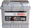 Аккумулятор 63Ач Euro (T1) 242x175x190 с прямой полярностью 610А S5 Bosch (BO 0092S50060)