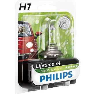 Галогенна лампа H7 55W 12V Eco VISION PHILIPS