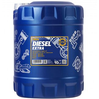 Масло моторне напівсинтетичне 10л 10W-40 Diesel Extra Mannol