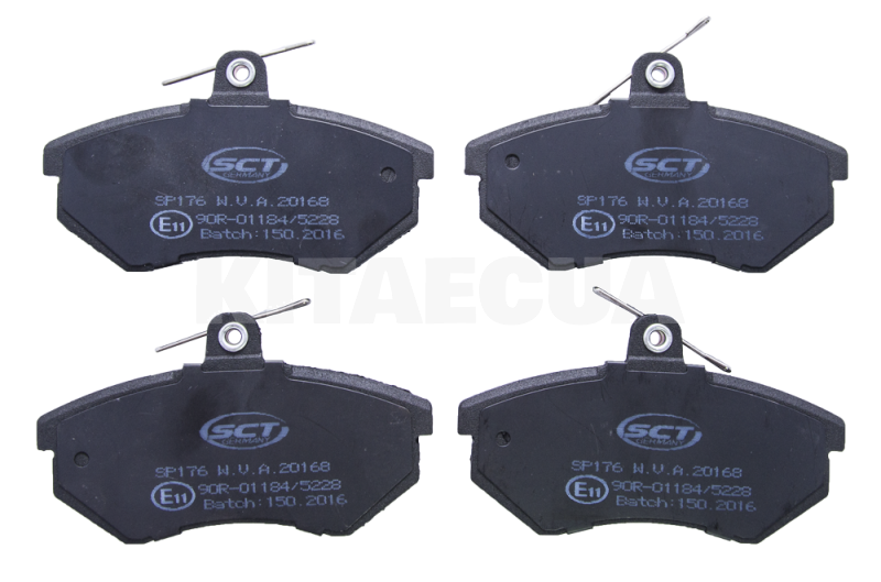 Колодки тормозные передние с ушком SCT на TIGGO 2.0-2.4 (T11-3501080) - 5