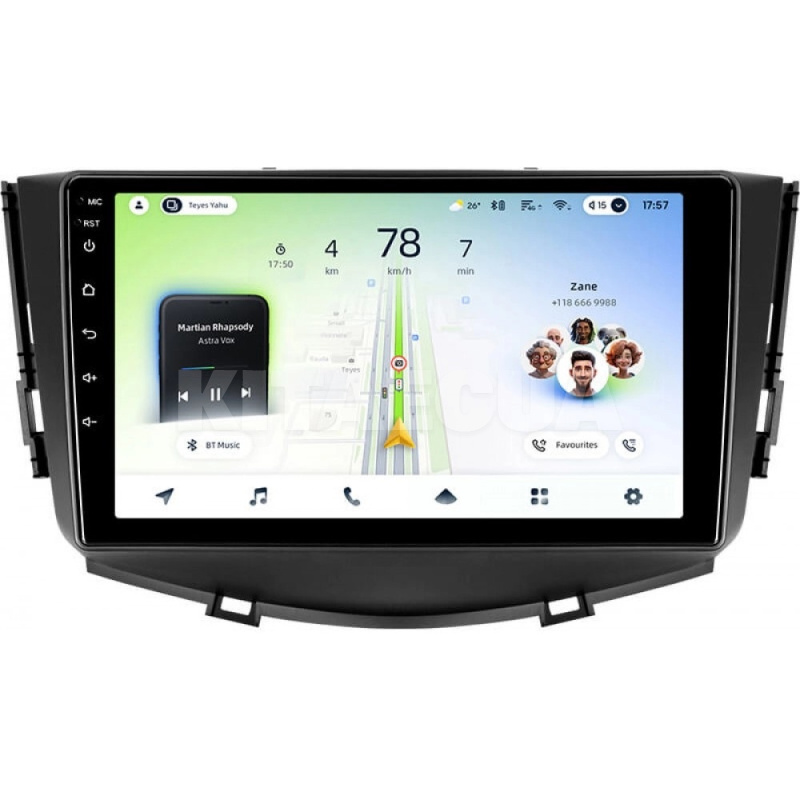 Штатна магнітола CC4L 4+64 Gb 9" Lifan X60 2012-2018 Teyes (72060)