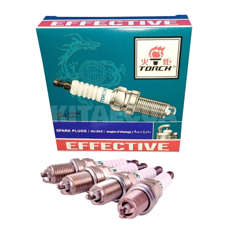 Свечи зажигания комплект (3 контакта) K7RTJC TORCH на BYD S6 (10134537-00)