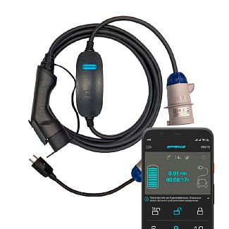 Зарядка для электромобиля Type 2 7.4 кВт 32А 1-фаза Portable Smart SPARKS