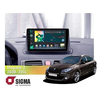 Штатна магнітола X9232 2+32 Gb 9" Renault Megane 3 2008-2014 (дві коси)(L1) SIGMA4car