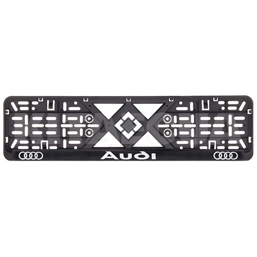 Рамка номерного знака пластик, с рельефной надписью AUDI VITOL (50252)