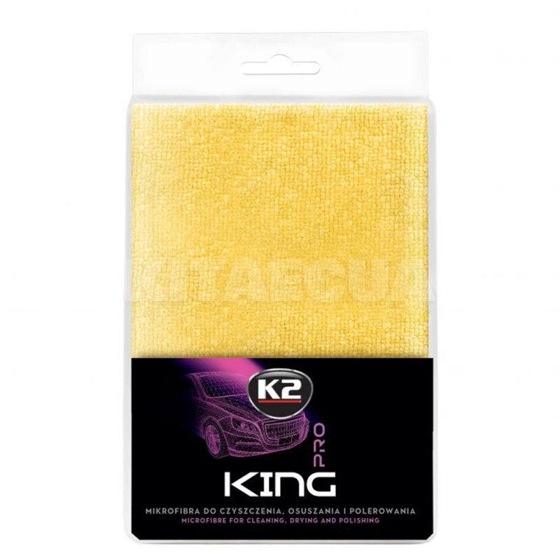Полотенце для сушки авто KING PRO 40х60см K2 (M434)
