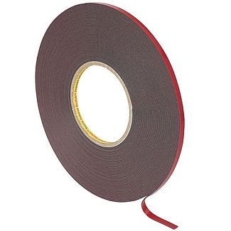 Скотч монтажный двухсторонний 6 мм х 5 м 3M