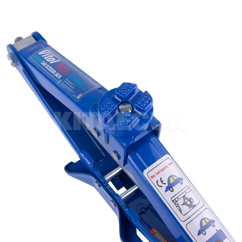 Домкрат електричний ромбоподібний до 1.5т (120-450мм) VITOL (HF5J) - 2