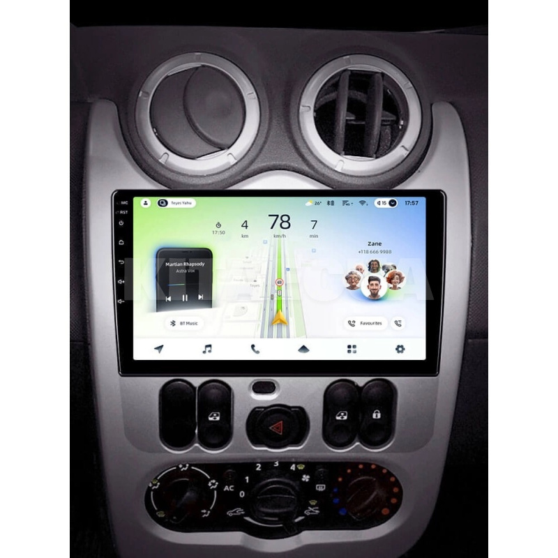 Штатная магнитола CC4L 6+64 Gb 9" Renault Logan 1 2010-2016 (CAN BUS) Teyes (71193) - 2