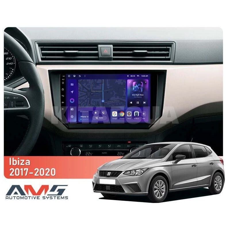 Штатна магнітола MOSS M3 4+32 ГБ 9" Seat Ibiza 2017-2020 (L1) AMS (50648) - 2
