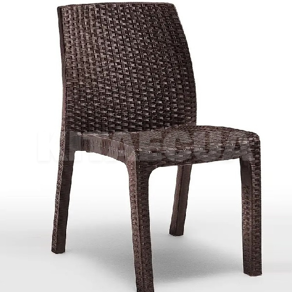 Стілець садовий пластиковий Verona armchair графіт до 110 кг Bica (8003723491935) - 3