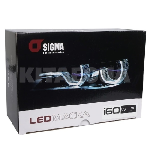 Маски для линз 3" i6O W ангельские глазки SIGMA4car (41677) - 2