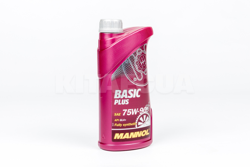 Масло трансмісійне синтетичне 1л 75W-90 BASIC Plus GL-4 Mannol (MAN75W90GL4-1) - 2