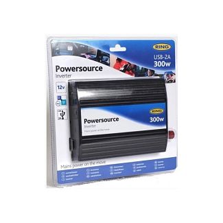 Автомобільний інвертор 300Вт 12В PowerSource RING
