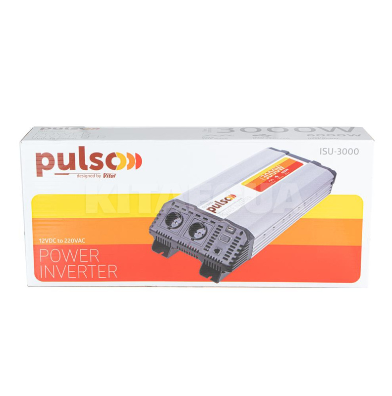 Инвертор 12В-220В 3000Вт PULSO (ISU-3000) - 2