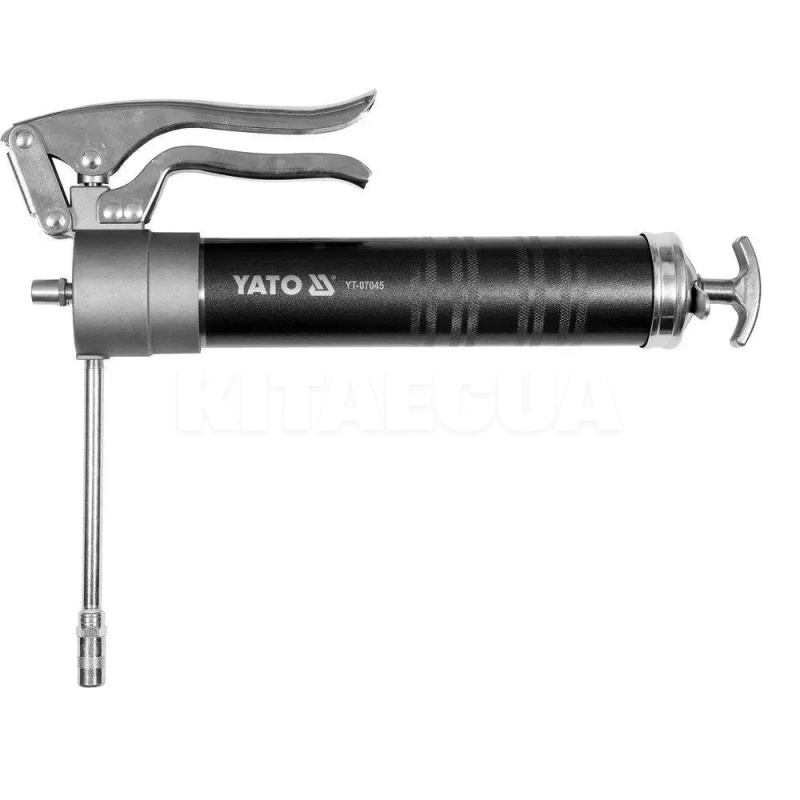 Шприц для змащення 0.4л з твердим наконечником та швидким упорскування YATO (YT-07045)