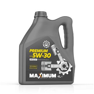 Масло моторное полусинтетическое 4л 5W-30 Premium SL/CF MAXIMUM