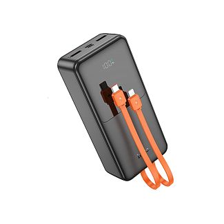 Повербанк Sharp charger 30000mAh 20W чорний HOCO - Kitaec.ua Повербанк Sharp charger 30000mAh 20W чорний HOCO