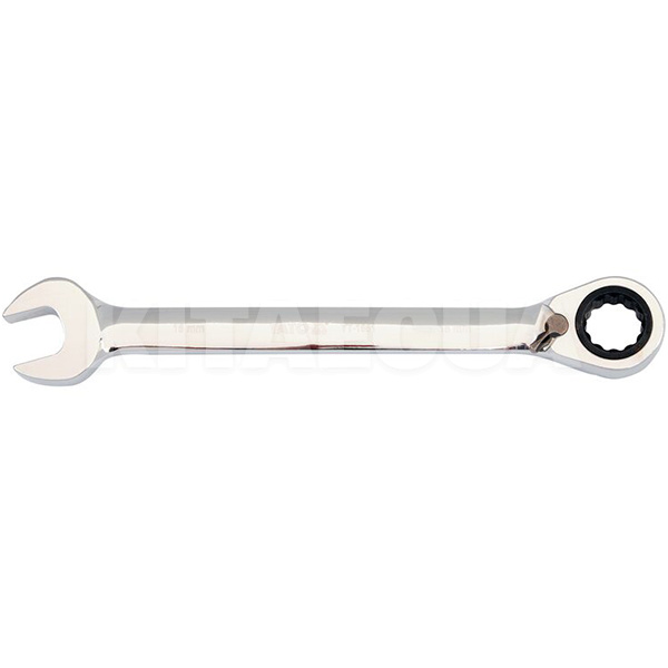 Ключ рожково-накидний 12 мм х 170 мм з тріскачкою та перемикачем реверсу YATO (YT-1655)