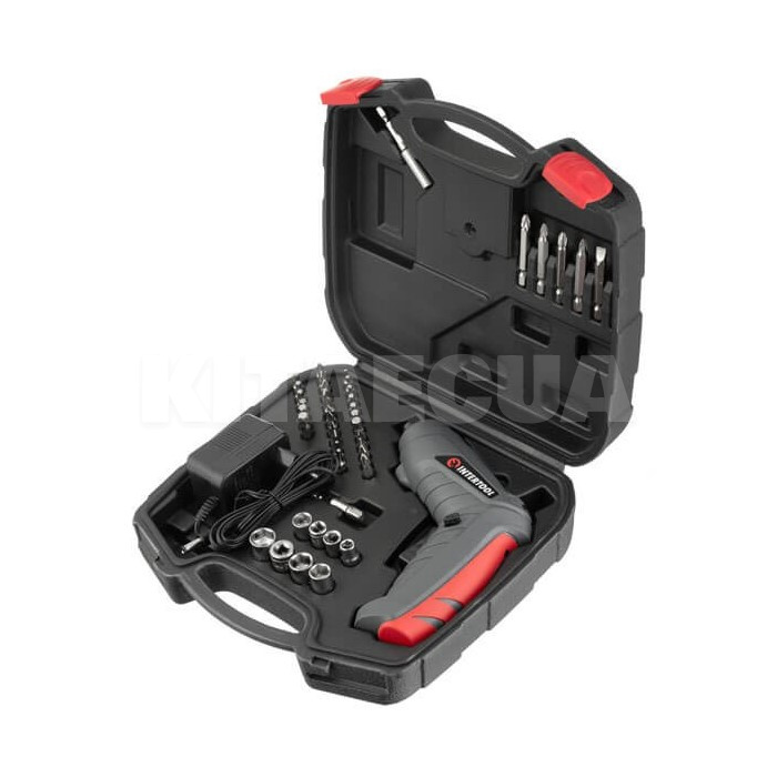 Отвертка аккумуляторная 3.6V NiCd с поворотная рукоятка Intertool (DT-0302) - 6