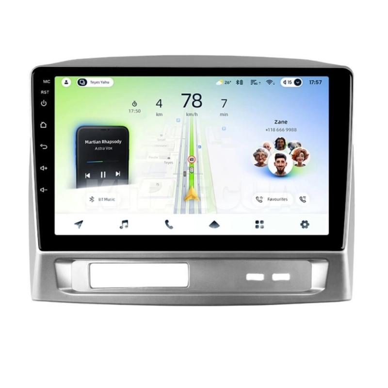 Штатная магнитола CC4L 4+64 Gb 9" Geely MK 1 2006-2013 Teyes (71877)