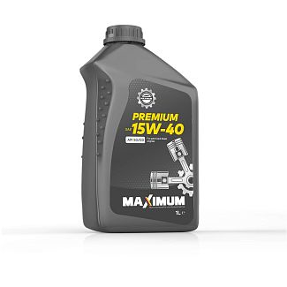 Масло моторное минеральное 1л 15W-40 Premium SG/CD MAXIMUM