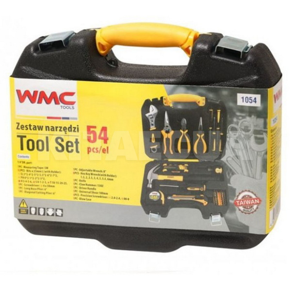 Набор инструментов 54 предмета WMC TOOLS (WT-1054) - 2