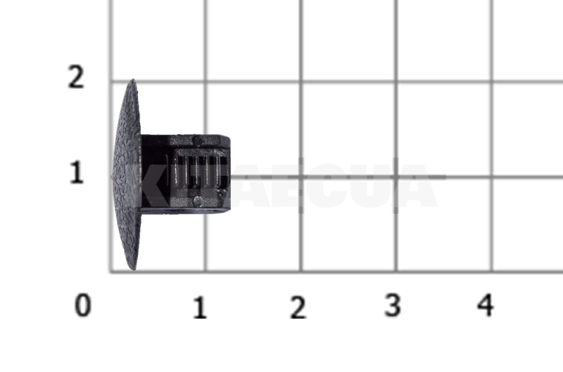 Кліп кріплення оббивки кришки багажника на Chery AMULET (A11-5608317) - 4