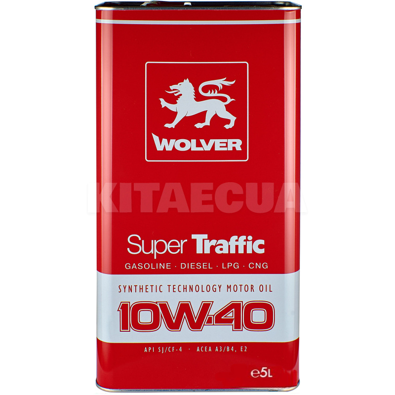 Масло моторне Напівсинтетичне 5л 10W-40 Super Traffic WOLVER (471-WOLVER)