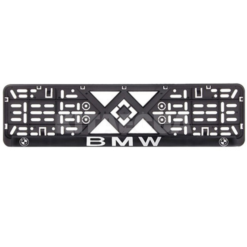 Рамка номерного знака объемная, BMW BI-PLAST (BP-262)