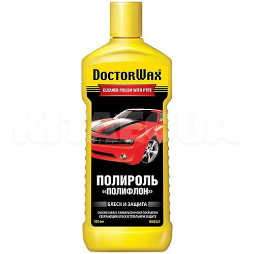 Полироль-очиститель защитный "Полифлон" 300мл Cleaner Polish With PTFE DoctorWax (DW8227)